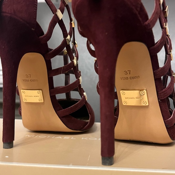 Michael Kors Agnes Pointed Toe Caged Stilettos - Picture 3 of 9